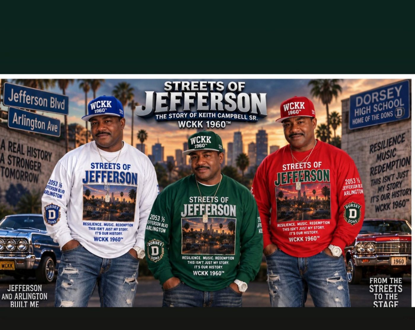 Coming soon artwork for Growing Up Off Jefferson and Arlington in the Hood by Keith Campbell Sr.