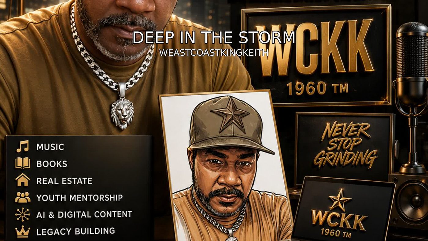 Deep in the Storm music video poster