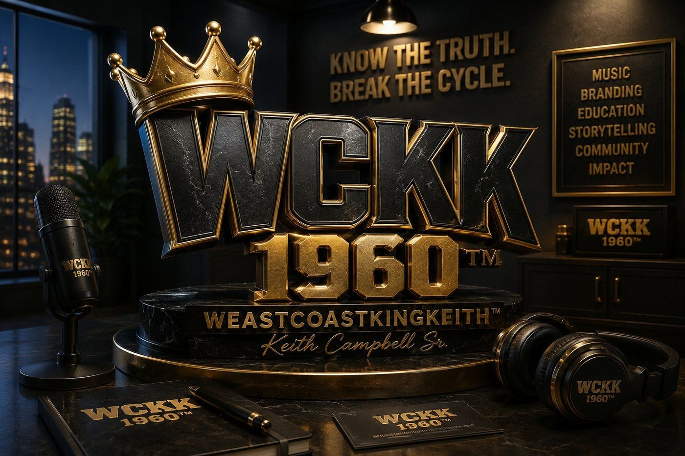 WCKK 1960 brand artwork for Gangster for the Internet